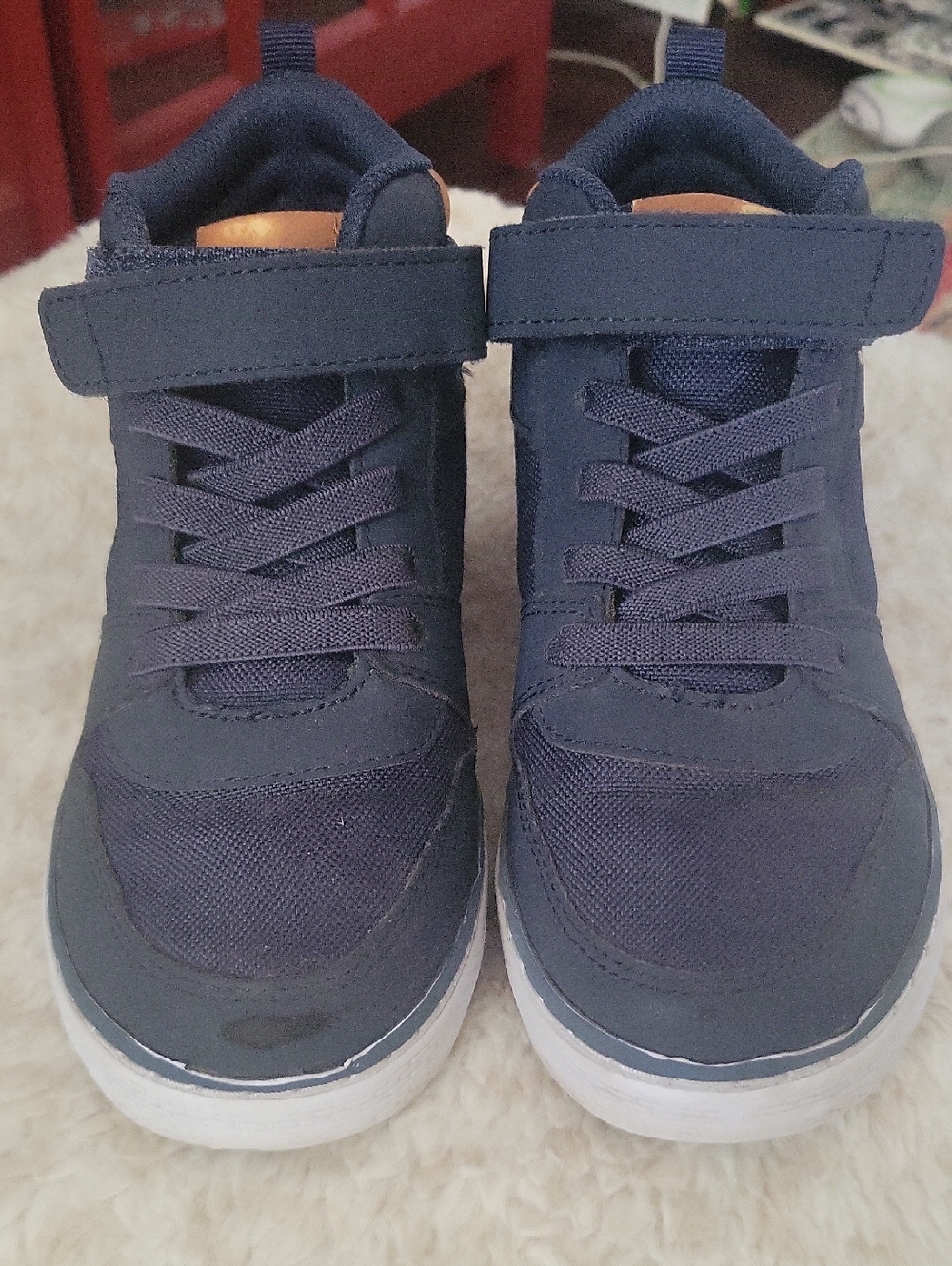 Childrens Place Kids Navy Athletic Sneakers Size 1